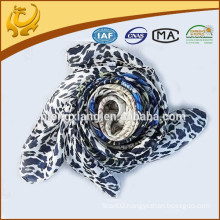 Classic Leopard Design 100% Silk Fashion Factory Prince Pashmina Shawls And Scarves